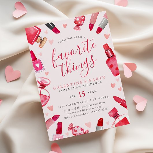 Galentine's Favorite Things Party Einladung
