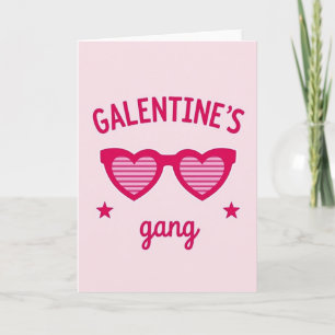 Galentines-Freundes-Gang-Karte Karte