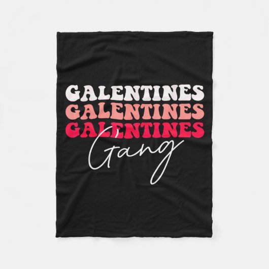 Galentines Gang - Galentine's Day Gals Sisterhood Fleecedecke (Vorderseite)