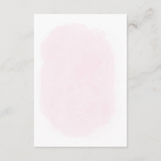 Galentine's Liebe ist in der Air Wedding Detail Ca Begleitkarte (Rückseite)