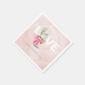 Galentines Party Decor Valentinins Themenbereich Serviette (Ecke)