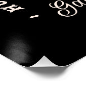 Galentines Party Girls Nachtcowgirl Western schwar Poster (Ecke)