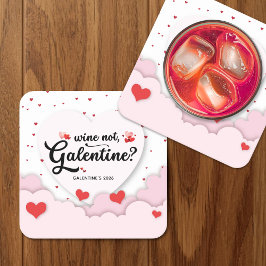 Galentine's  rechteckiger pappuntersetzer