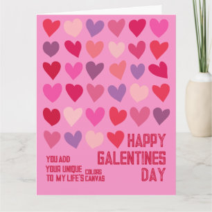 Galentines Tag  Kunst Beste Freundinnen Rosa Rote  Karte
