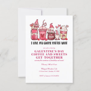 GALENTINES VALENTINE'S DAY GNOMES SÜSSIGKEITEN KAF EINLADUNG