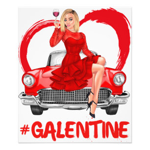 Galentines Valentines Frauen Galentine Liebe Fotodruck