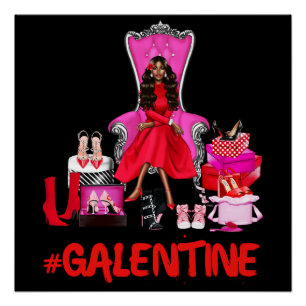 Galentines Valentines Frauen Galentine Liebe Poster