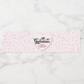 Galentine's  wasserflaschenetikett (Einzelnes Label)