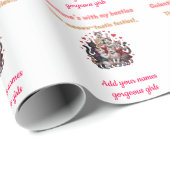 Galentine's with my besties geschenkpapier (Rolleneckpunkt)