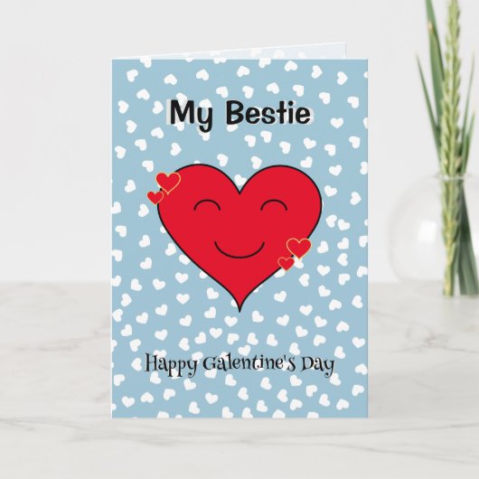 Galentinischer Tag Feiertagskarte (Vorderseite)