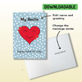 Galentinischer Tag Feiertagskarte