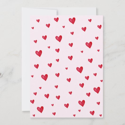 Galentinisches Bow-Party Einladung (Rückseite)