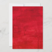 Galentin's Day Night Out Minimalist Red Heart Einladung (Rückseite)