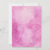 Galentin's Day Night Out Pink Heart Minimalist Einladung (Rückseite)