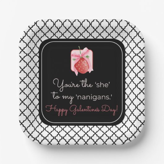 Galentinstag 7 Zoll Teller (Vorderseite)