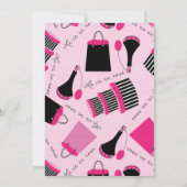 Galentinstag Brunch Extravagant Einladung (Rückseite)