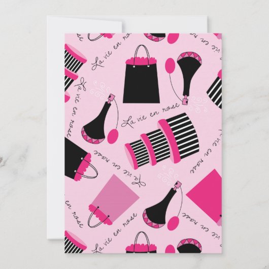 Galentinstag Brunch Extravagant Einladung (Rückseite)