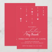 Galentinstag Party Einladung (Vorne/Hinten)