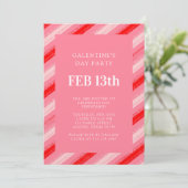 Galentinstag-Party Einladung (Stehend Vorderseite)