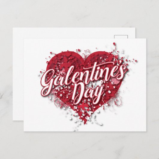 Galentinstag Postkarte (Vorne/Hinten)