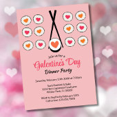 Galentinstag Sushi Abendessen Party Valentinstag Einladung