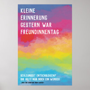 Galentinstag vergessenes Poster