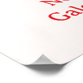 Galentinstag *Willkommensschild NUR* Poster (Ecke)