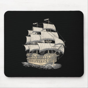 Galeonen-Schiff Segeln Nautical Seefahrt Ozean Abe Mousepad