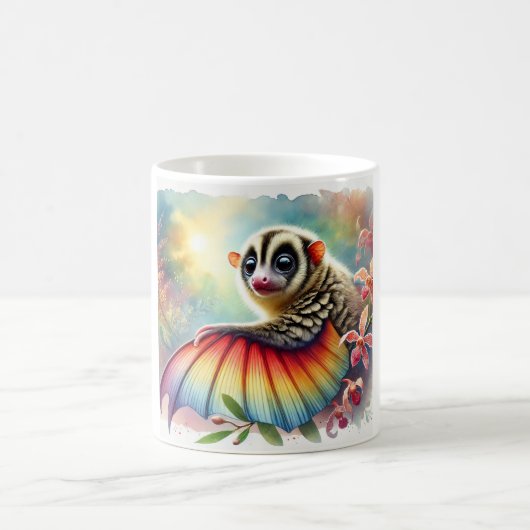 Galeopithecus Majesty 290824AREF145 - Watercolor Kaffeetasse (Mittel)