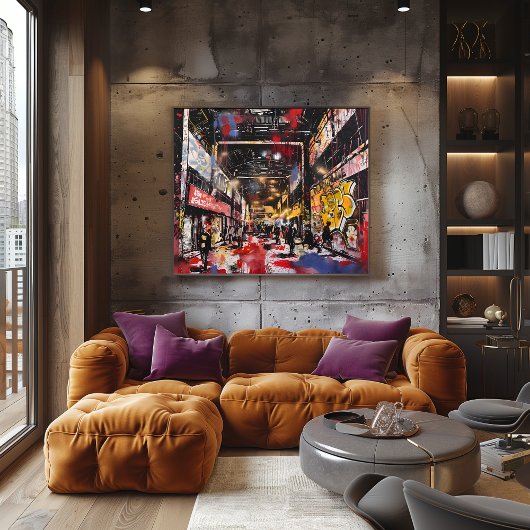 Galerías Urbanas: Graffiti en Movimiento Poster