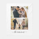 Galerie 2 Personalisiert Fleecedecke (Vorderseite)