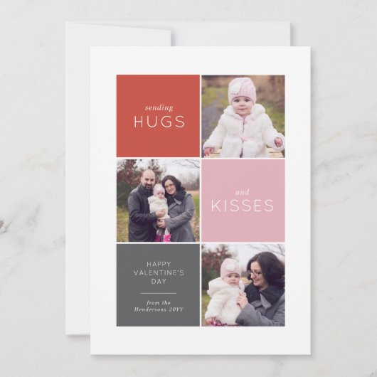Galerie 3 Foto Valentine Feiertagskarte (Vorderseite)