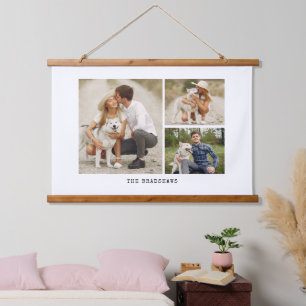 Galerie 3 Personalisiertes Foto Wandteppich Mit Holzrahmen