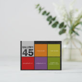 Galerie 45 Chubby Visitenkarten Visitenkarte (Stehend Vorderseite)