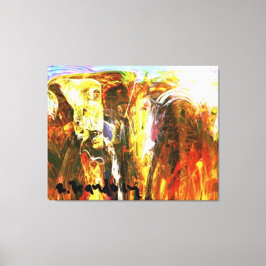 Galerie "Akashic Platten Librarian" Umhüllte Canva Leinwanddruck (Vorderseite)