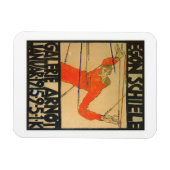 "GALERIE ARNOT" POSTER BY EGON SCHIELE ON MAGNET (Horizontal)
