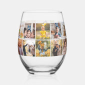 Galerie des 20 Personalisierten Fotos Weinglas Ohne Stiel (Vorderseite)