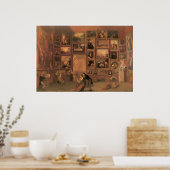 Galerie des Louvre 1831-33 Poster (Küche)