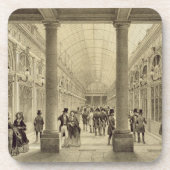 Galerie d'Orleans am Palais Royal, von 'Paris Getränkeuntersetzer (Vorderseite)