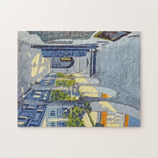 Galerie eines marokkanischen Riads | Georges Gaudi Puzzle (Horizontal)