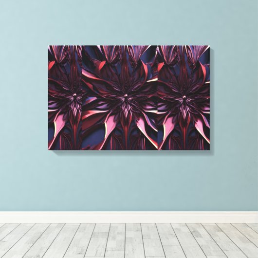 Galerie-hochwertige gestylte Canvas Print: Erhöhen Leinwanddruck (Insitu (Holzboden))