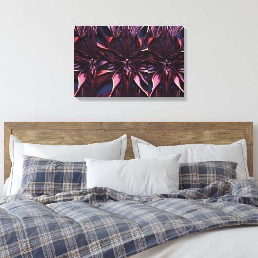 Galerie-hochwertige gestylte Canvas Print: Erhöhen Leinwanddruck (Insitu (Schlafzimmer))