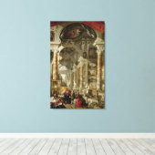 Galerie mit Blick auf das moderne Rom, 1759 Leinwanddruck (Insitu (Holzboden))