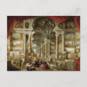 Galerie mit Blick auf das moderne Rom, 1759 Postkarte (Vorderseite)