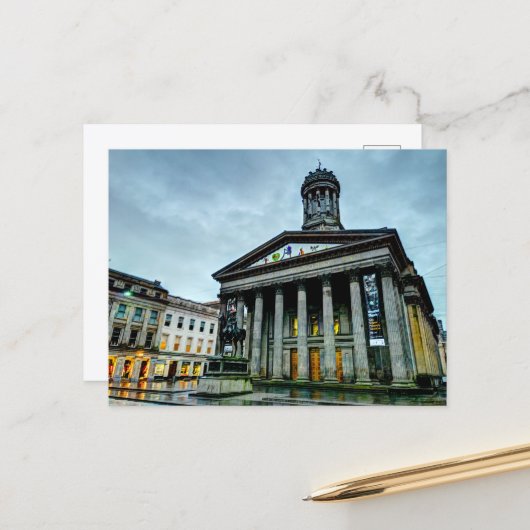 Galerie Moderne Kunst, Glasgow Postkarte (Vorderseite/Rückseite Beispiel)