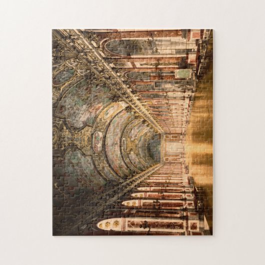 Galerie of Mirrors, Versailles Frankreich Puzzle (Vertikal)