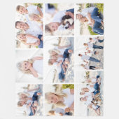 Galerie Personalisiertes Foto Blumenstrauß Fleecedecke (Vorderseite)