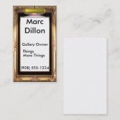 Galerie-Rahmen-Künstler Visitenkarte (Vorne/Hinten)