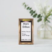 Galerie-Rahmen-Künstler Visitenkarte (Stehend Vorderseite)