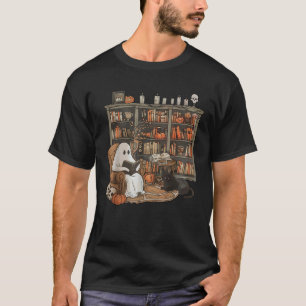 Galerie Reading Buch Retro Bibliothek Halloween Sp T-Shirt